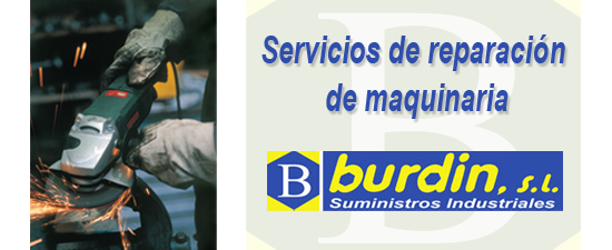 servicios de reparacion de maquinaria de Burdin Suministros